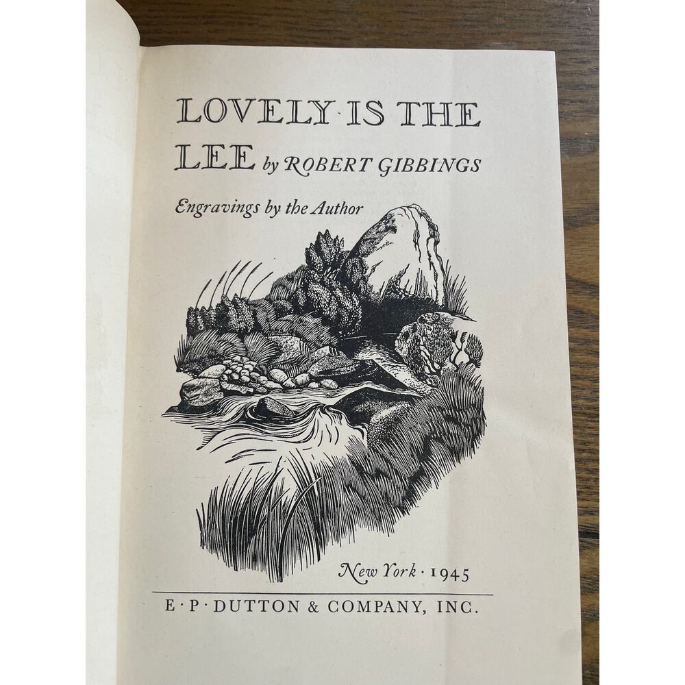 Lovely Is the Lee Robert Gibbings 1945 Hardcover Ireland Wood Engravings - Picture 4 of 13